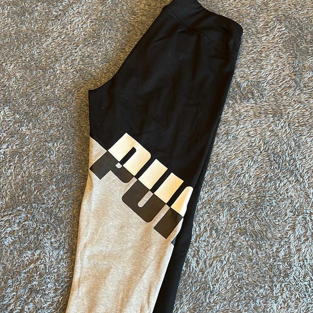 Black & Grey Puma leggings